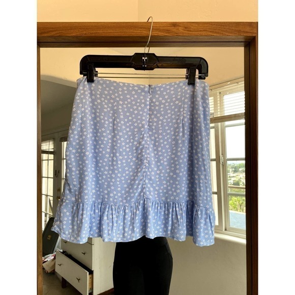 LA Hearts Fitted Ruffle Hem Mini Skirt - Picture 3 of 5